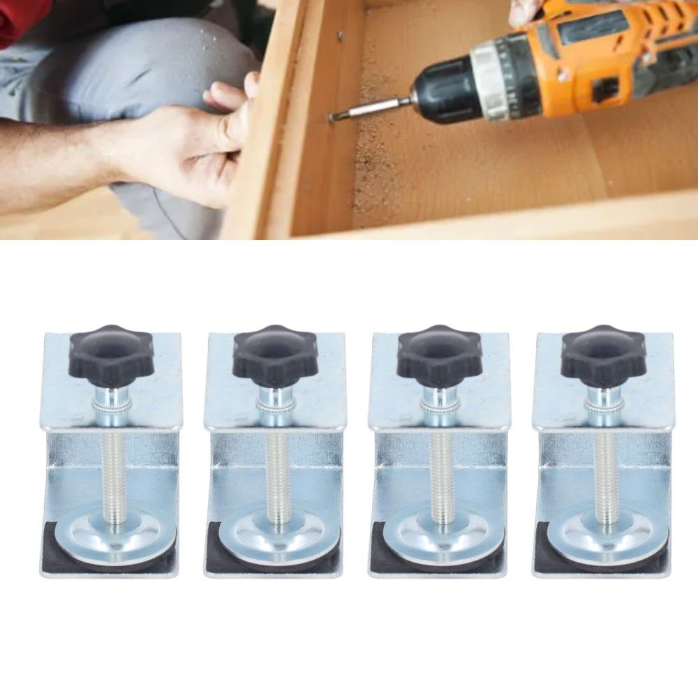 4pcs Universal C Clamp Drawer Front Installation Clamp  Furniture Cabinetry