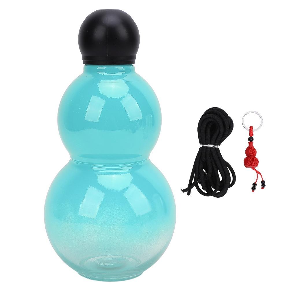 

800ml/27.05oz Gourd Water Bottle Leak Proof Screw Top Lightweight Gourd Style Water Bottle Large Capacity Gourd Bottle синий