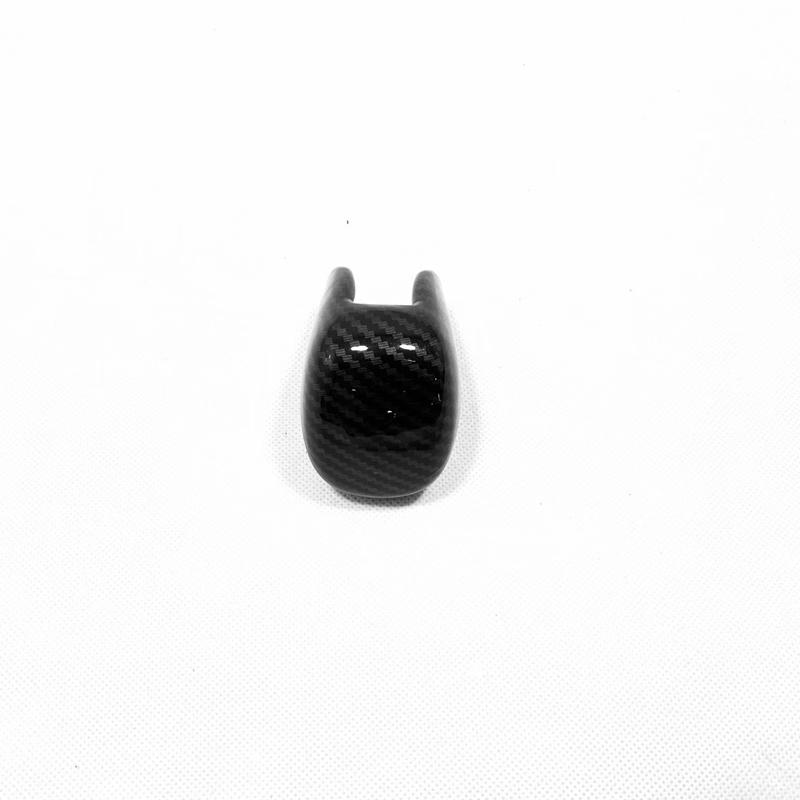 For Honda VEZEL/HR-V eHEV  ABS Carbon Fiber AT Gear Head Shift Knob Cover Trim Interior Car Gear Collars Styling Accessories