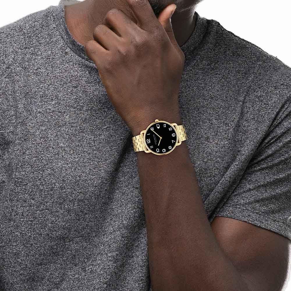 Coach ELLIOT 14602669 Gold Watch Men's