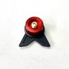 Portable Self-Locking Gas Tank Adapter with Anti-Roll Bracket for Camping Stoves