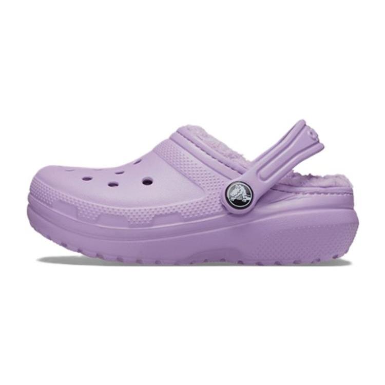 (PS) Crocs Classic Lined Clog Purple Violet Kids 207010-5PR EU 36-37