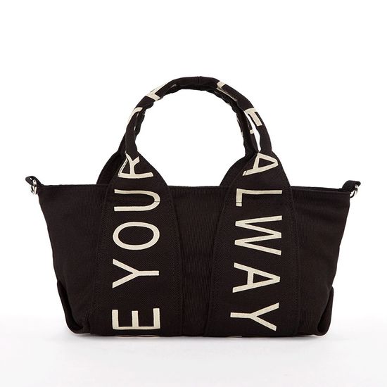 

Тканевая сумка на плечо и руку маленького размера