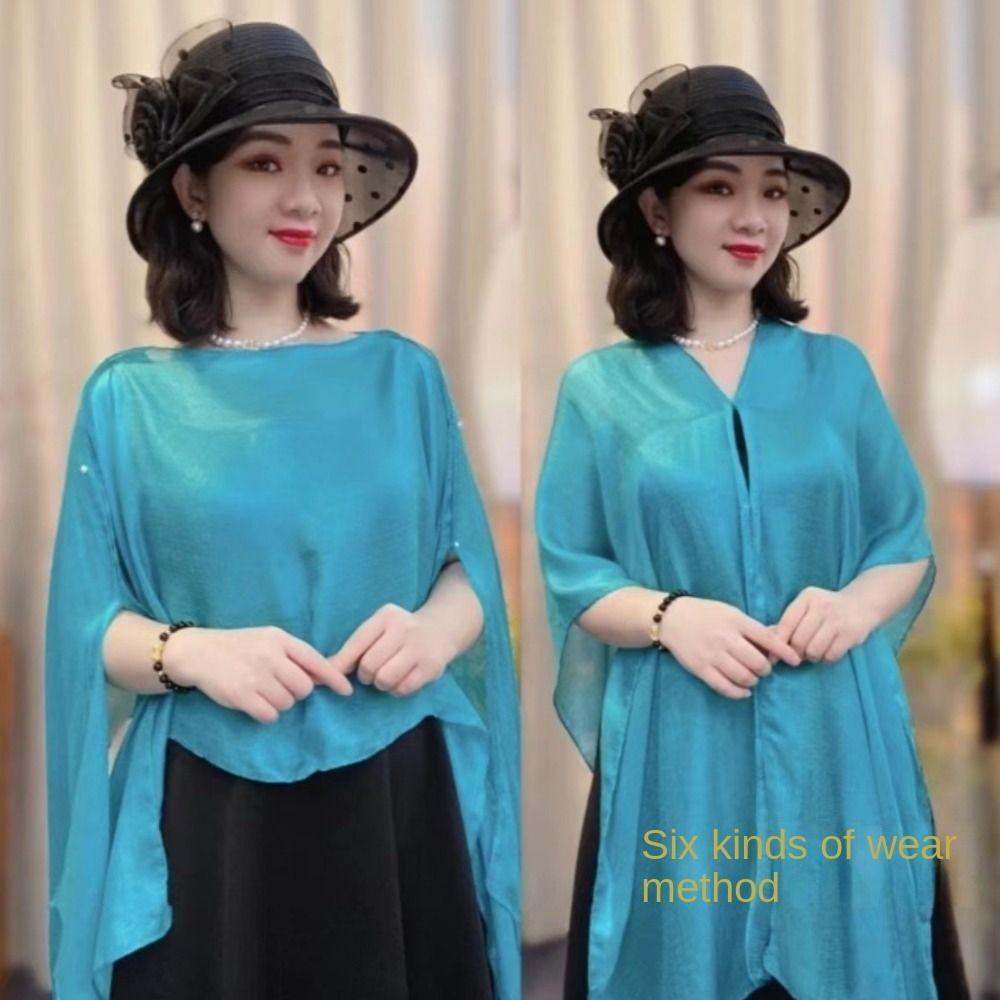 Pure Color Women Shawl Chiffon Cardigan Shawl Top Scarf Fashion Scarf  Women Girls
