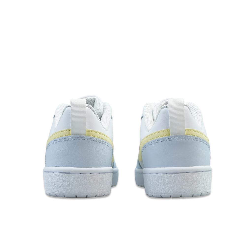 Nike Court Borough Low 2 Abrasion Resistant Low Top Casual Skate Shoes Women's Blue White BQ5448-100(Team1423-)
