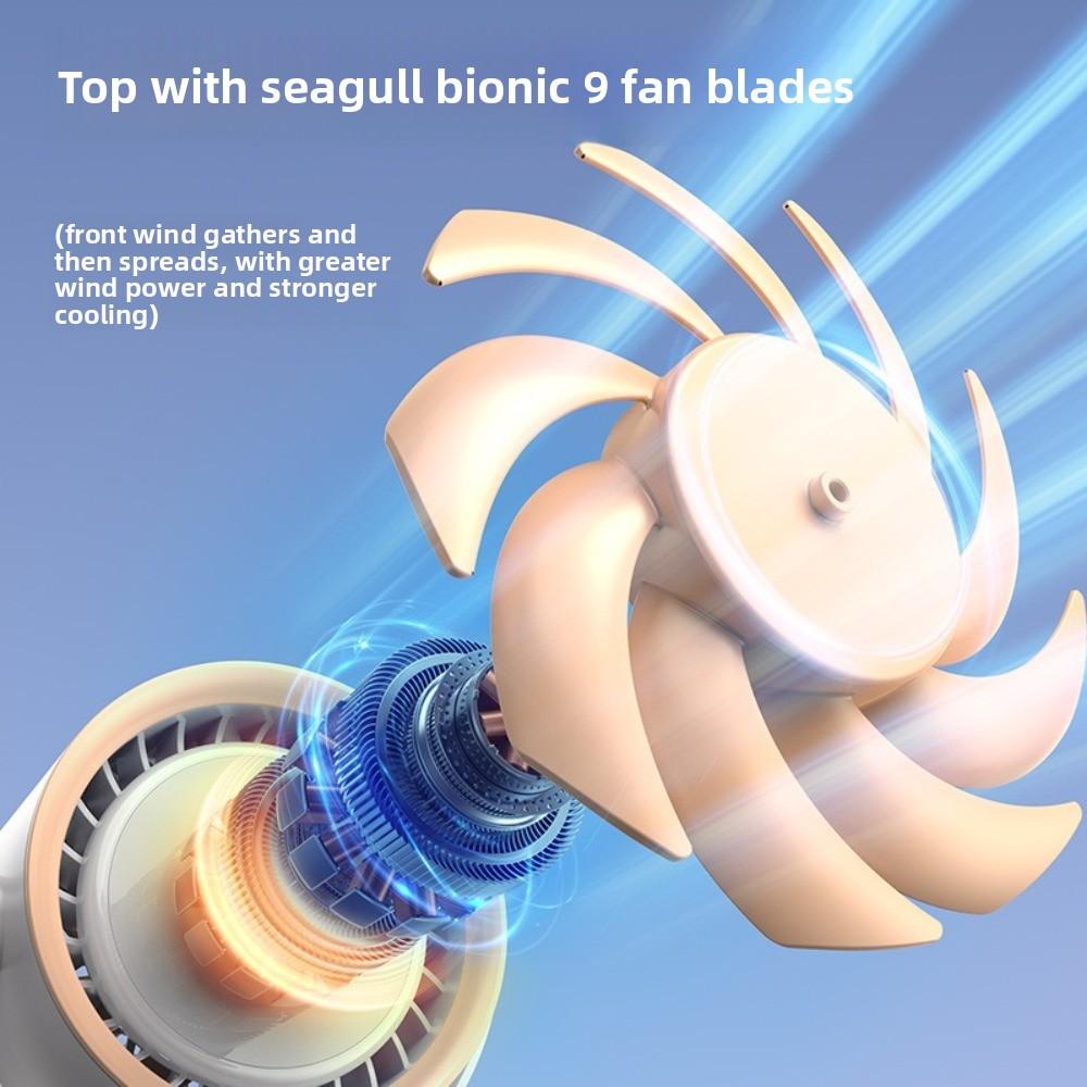 Intelligent Digital Display Octopus Stroller Fan USB Charging Rechargeable Fan for Desktop Use