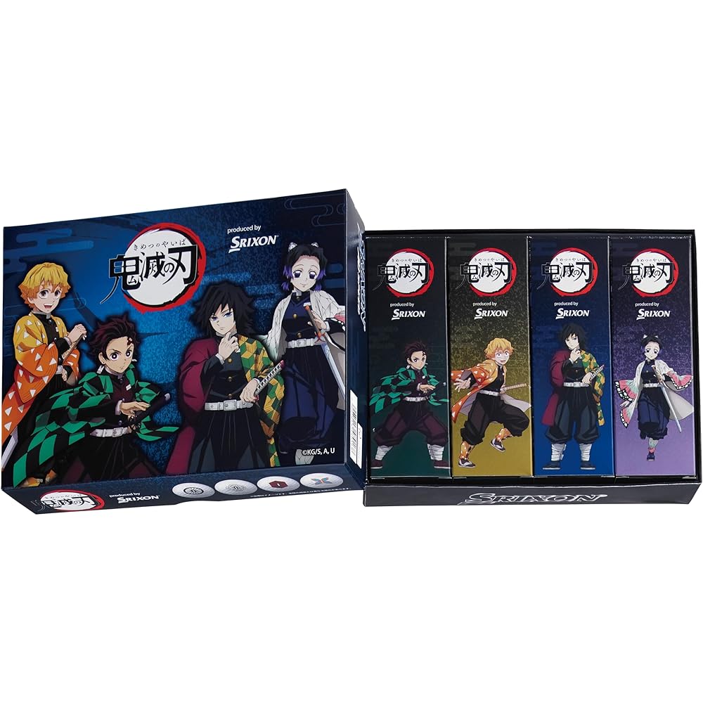 Dunlop Srixon AD Speed3 Demon Slayer Character Golf Balls 12 Pack White