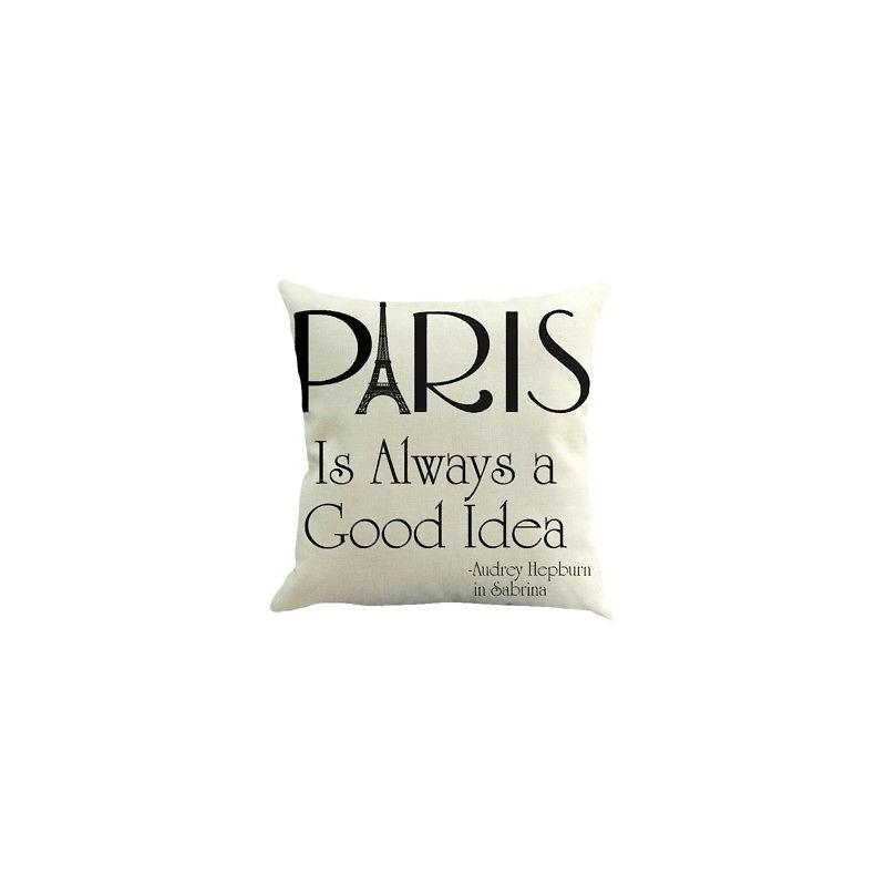 Luxurious Romantic Retro Words Quotes Throw Cushion Cover Pillow Case For Sophisticated Home Decor