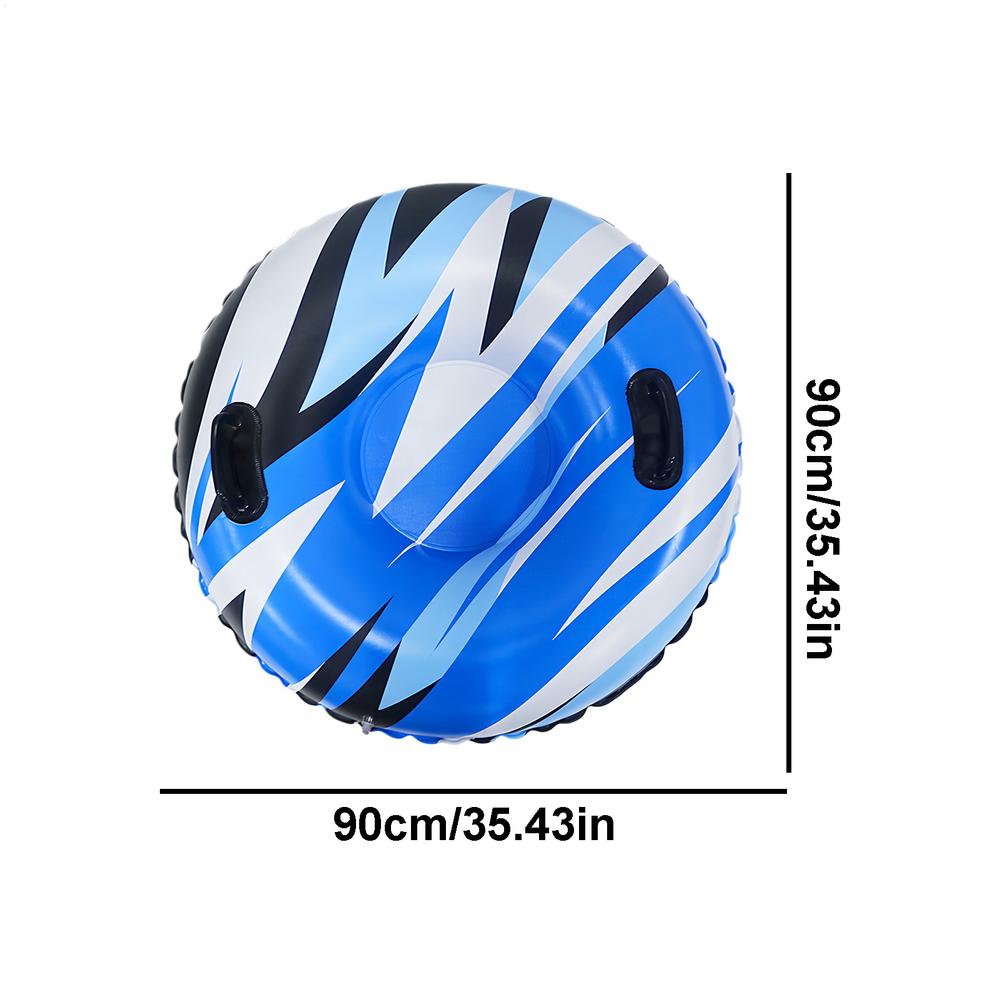 

Snow Tubes For Sledding Heavy Duty Inflatable Thick Fun Adults Snow Toy Tubing Sled For Family Friends Women Men Teen Boys синій