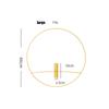 Nordic Minimalist Geometric Circular Design Illustration Decoration Creative Home Background Wall Pendant Decor Shelves Candle