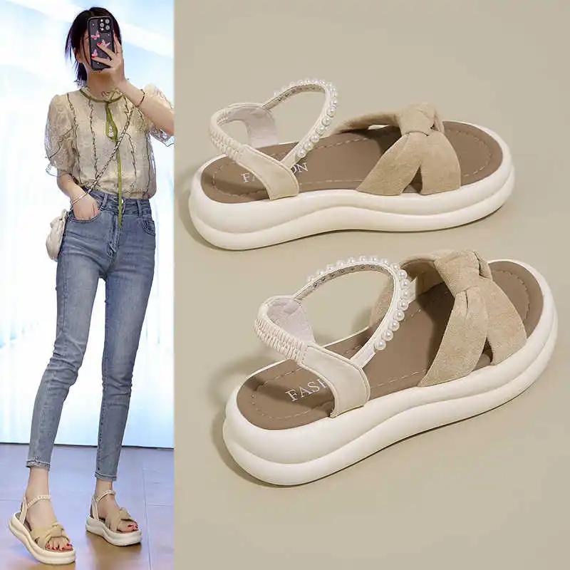 Fashion Super Lightweight T Strap Women Slipper Luxury Brand Large Size Sandals Shoes Ladies Boots Size 44 Sneakers Sports Joggings