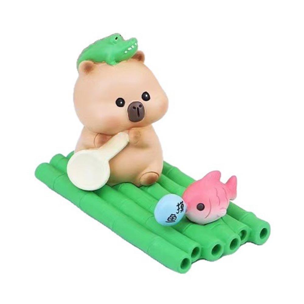 Desk Decor Capybara Phone Holder Figure Model Capybara Cell Phone Bracket  Small Gifts