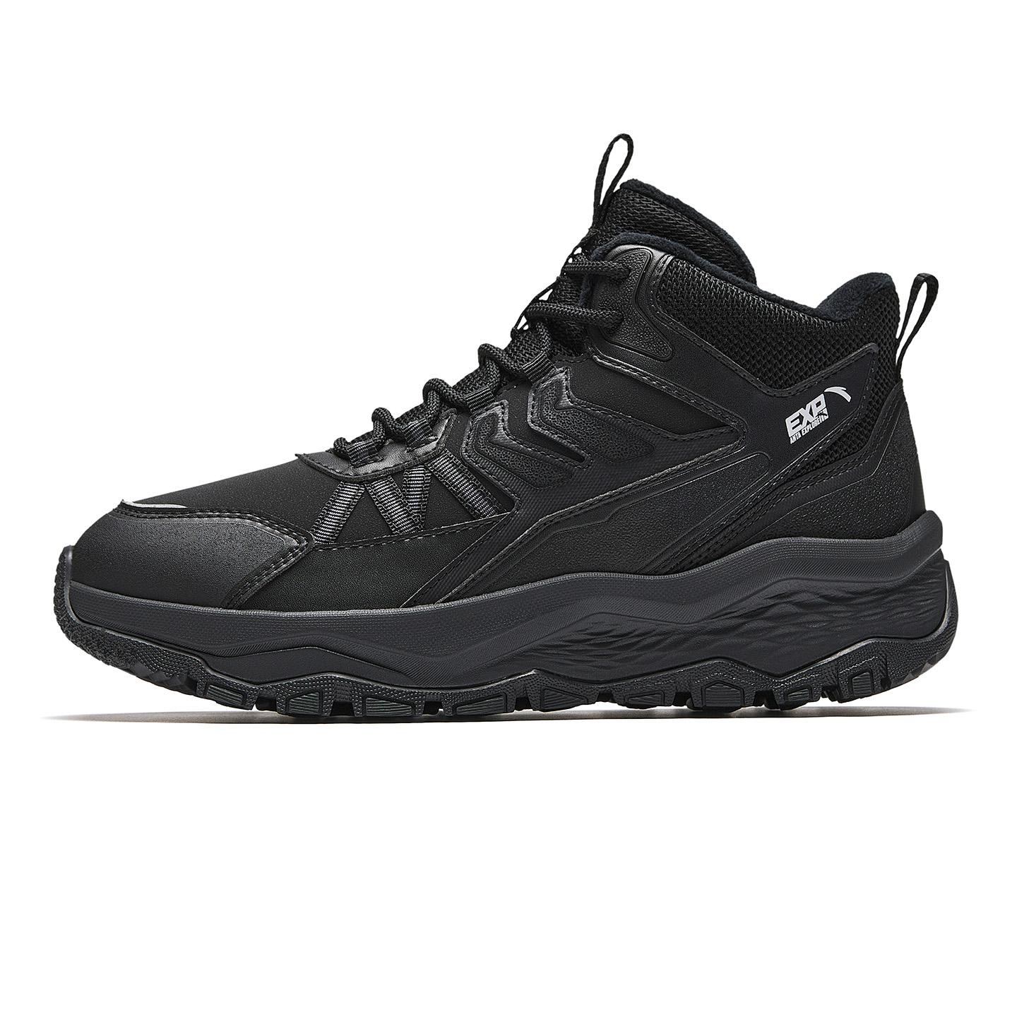 

Anta Explorer SE Cushioning Slip Resistant Abrasion Resistant Thermal High top Casual Shoes Women s Basic Black 922548925-3 36