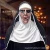 25 stylů Maska jeptišky z Věštce, Latexová maska zombie upíra pro Halloween, filmové cosplaye