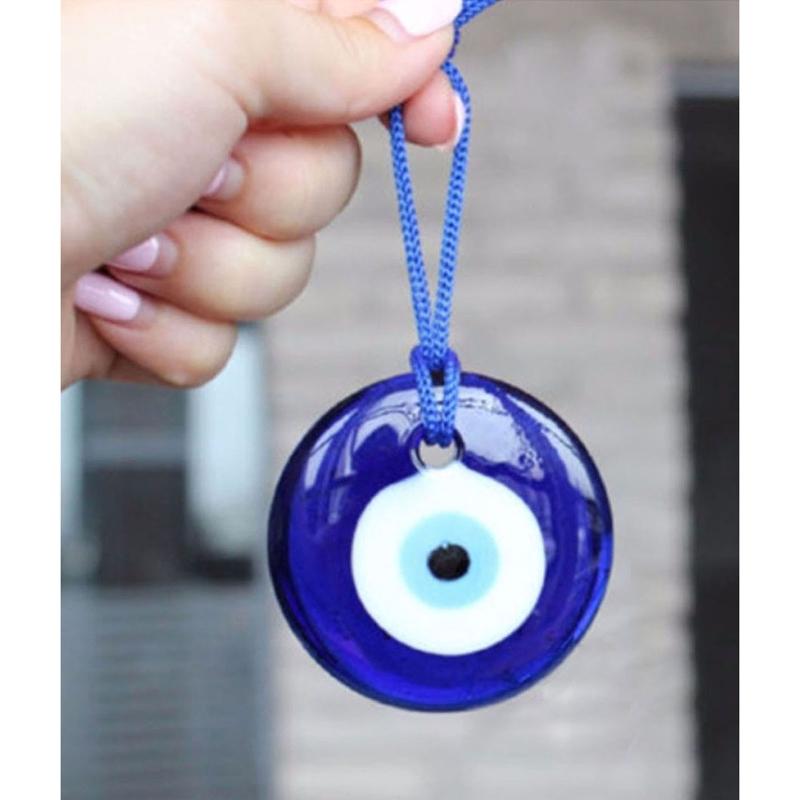 Glücksbringer Türkisch Griechisch Böser Blauer Blick Anhänger Blaues Lampengeblasenes Glas Auto Haus Amulett Anhänger Auge Schmuck Zubehör