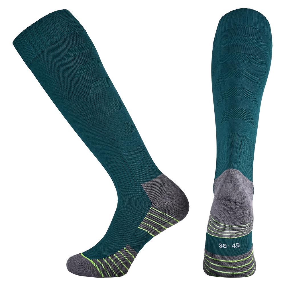

Men s & Youth Long Wear-Resistant Sports Socks: Sweat-Wicking Non-Slip for Competition, Baseball, Football S Child 24-29