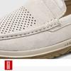 Men's Genuine Leather Shoes Fashion Hollow Breathable Casual Shoes