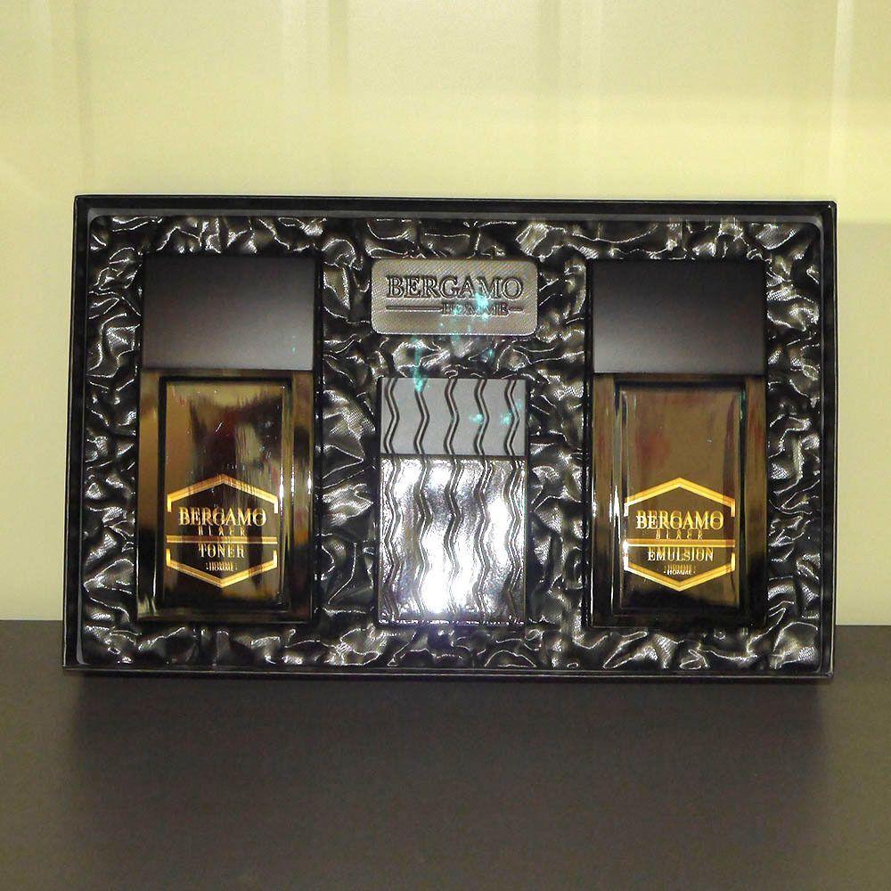 Homme MXXJKYPE Men s Cosmetics Skincare Black Basic 3-Piece Set