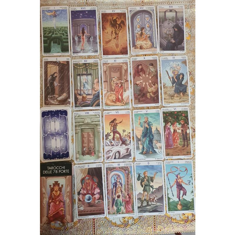 10,3*6 cm Tarot med 78 dører