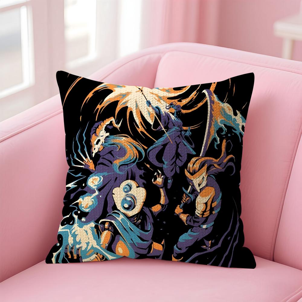 Game SSlay the Spire Cushion Cover Natural Linen Pillow Case DoubleSided Print Decorative Sofa Pillowcase Home Decor Gift