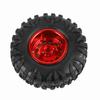 4pcs RC Crawler Rubber Tire Metal Wheel Hub Accessory Fit for 1 10 RC Car 2.2 Inch
