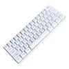 61 Keys Gaming Keyboard 2.4G Bluetooth Wired 3 Modes Keyboard RGB Backlit Membrane Keyboard for Home Dormitory Office