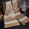 100% Natural Silk Double Layer Cravat Men's Silk Printed Long Scarf Premium Gift for Men 28x160cm