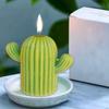 Cactus Aroma Candle 1PCS Handmade Home Fragrance Wax Candle Creative Gift Ambience Sense Simulation Modeling Wax