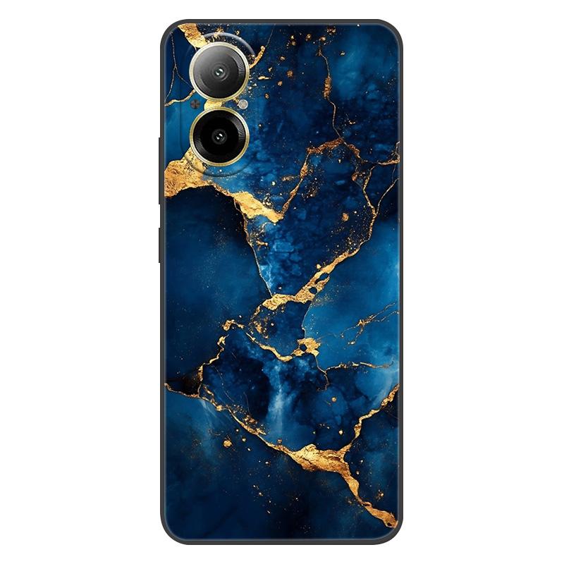 Pro Realme C67 4G C65 Pouzdro Mramorové Měkký Matný Silikonový Zadní Kryt Pro Realme C53 C55 Celé Tělo Telefonu RealmeC67 Coque Fundas