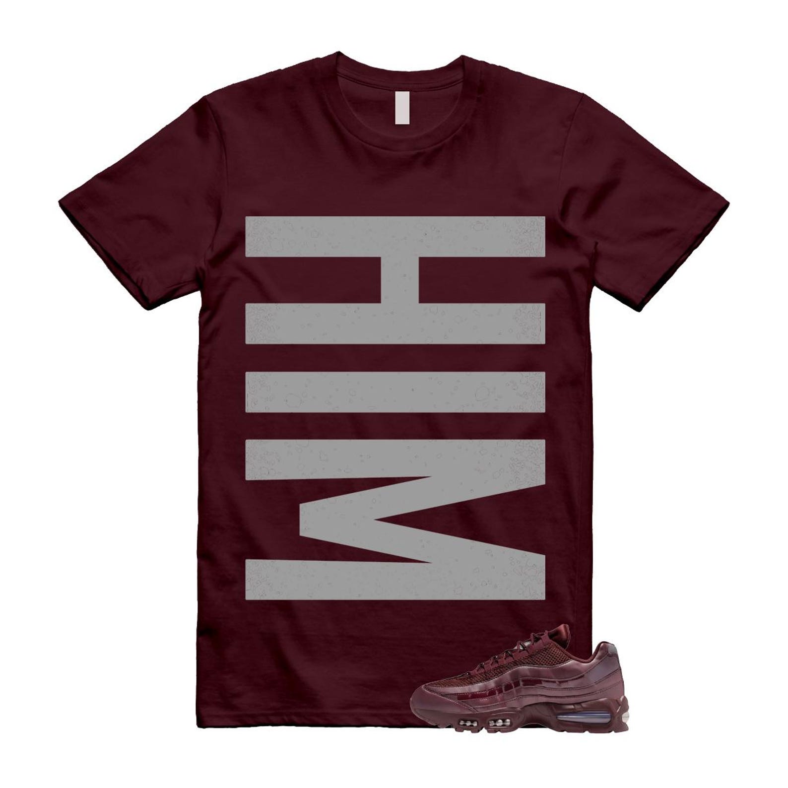 Air Max 95 Burgundy Crush SE Big Bubble Total 90 Серебристая Футболка в тон ЕМУ ЗЕЛЕНЫЙ L