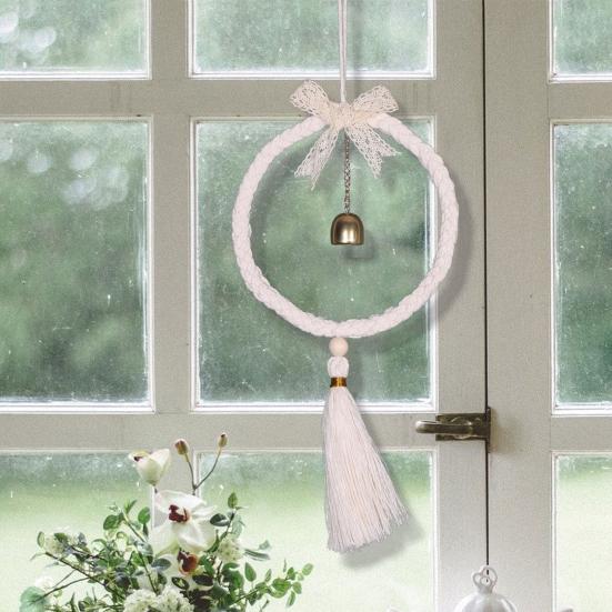 

Хлопковая линия Висячий искусственный ремесел Орнамент с кисточкой Декоративный подвесной подвесной садовый декор