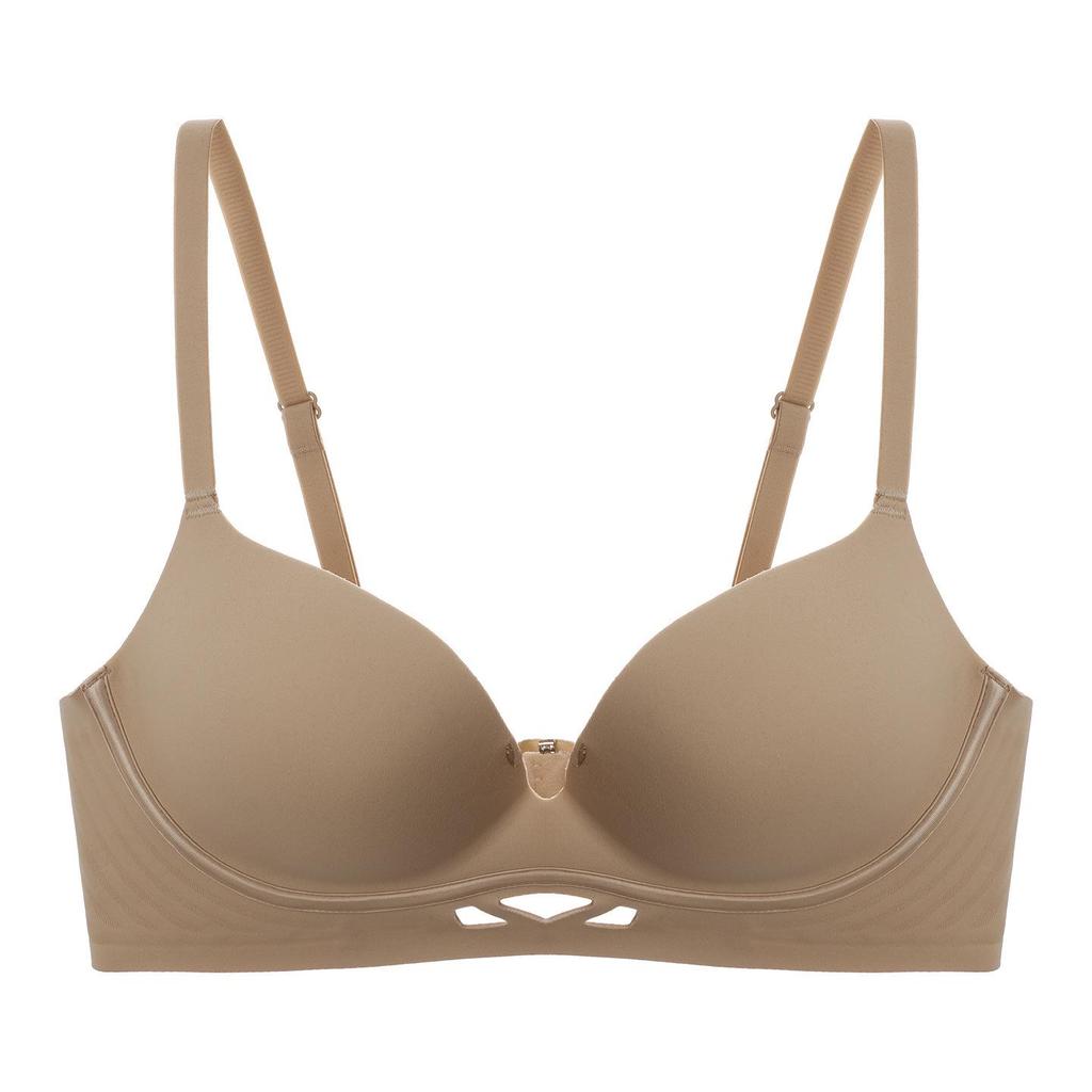 Sexy Hollow Women’s Padded Lingerie Bra - Wireless, Comfortable, Enhances Bust, Beautiful Back Design