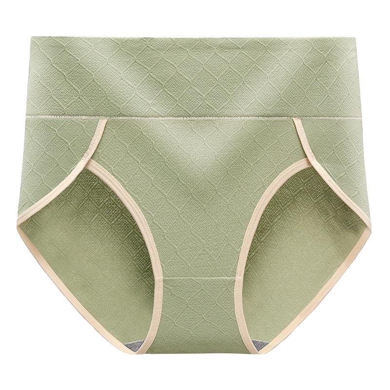 Cross-Border Women's High-Waist Pure Cotton Underwear - Breathable, Comfortable, Elastic, No Pinch, Crotch Opening, Butt-Lifting Briefs