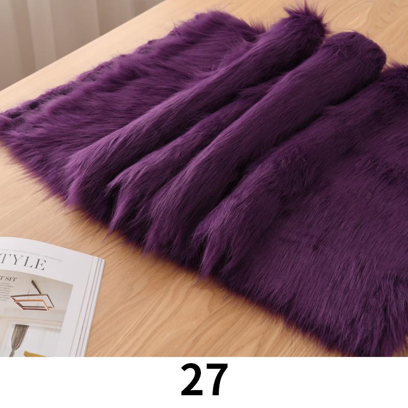 100*170cm Imitation Fox Fur Fabric 5cm Long Artificial Fur Plush Fabric For Diy Carpet Jewelry Phone Counter Cover Photo Props