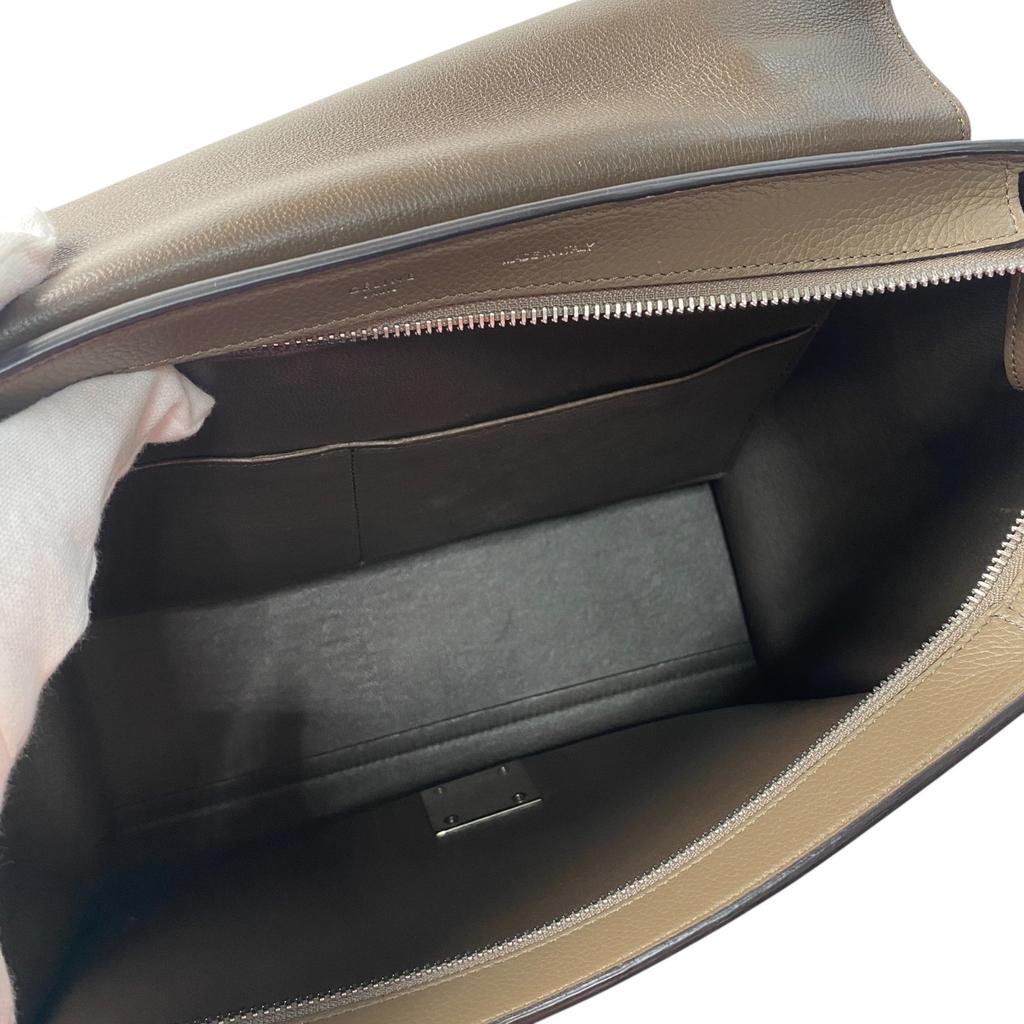 Used CELINEShoulder Bag Beige Leather Women