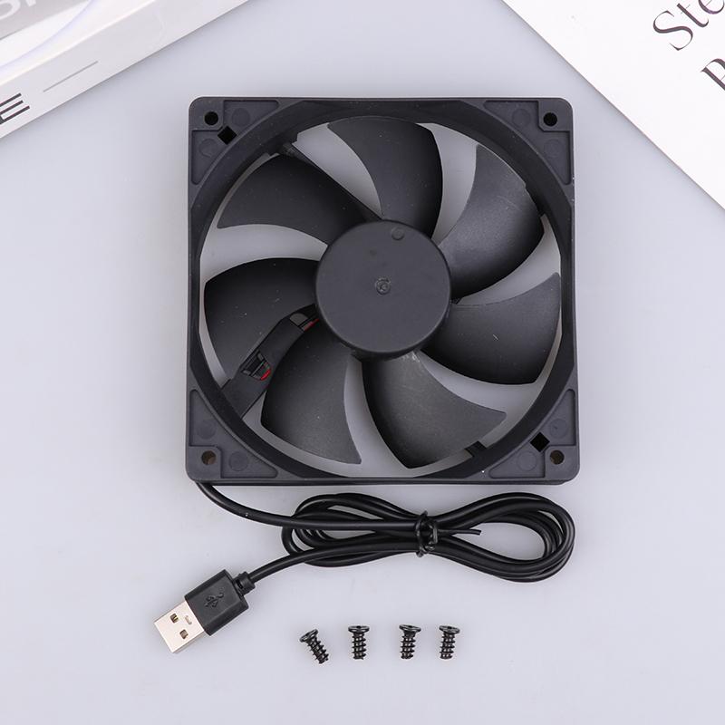 5V Børsteløs Kjølevifte USB Ruter Vifte Datakabinett TV-boks Kjølekabinett 50 mm 80 mm 90 mm 120 mm PC DIY Kjøler Stasjonær Vifte