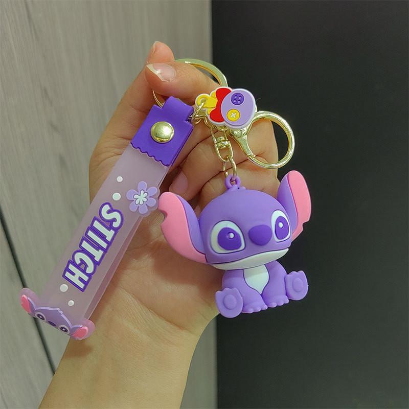 Colorful Silicone Stitch Keychain Accessory Perfect Cute Gift For All Occasions