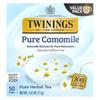 Twinings Pure Chamomile Caffeine-Free Herbal Tea, 50 Tea Bags, 75g (2.65oz)