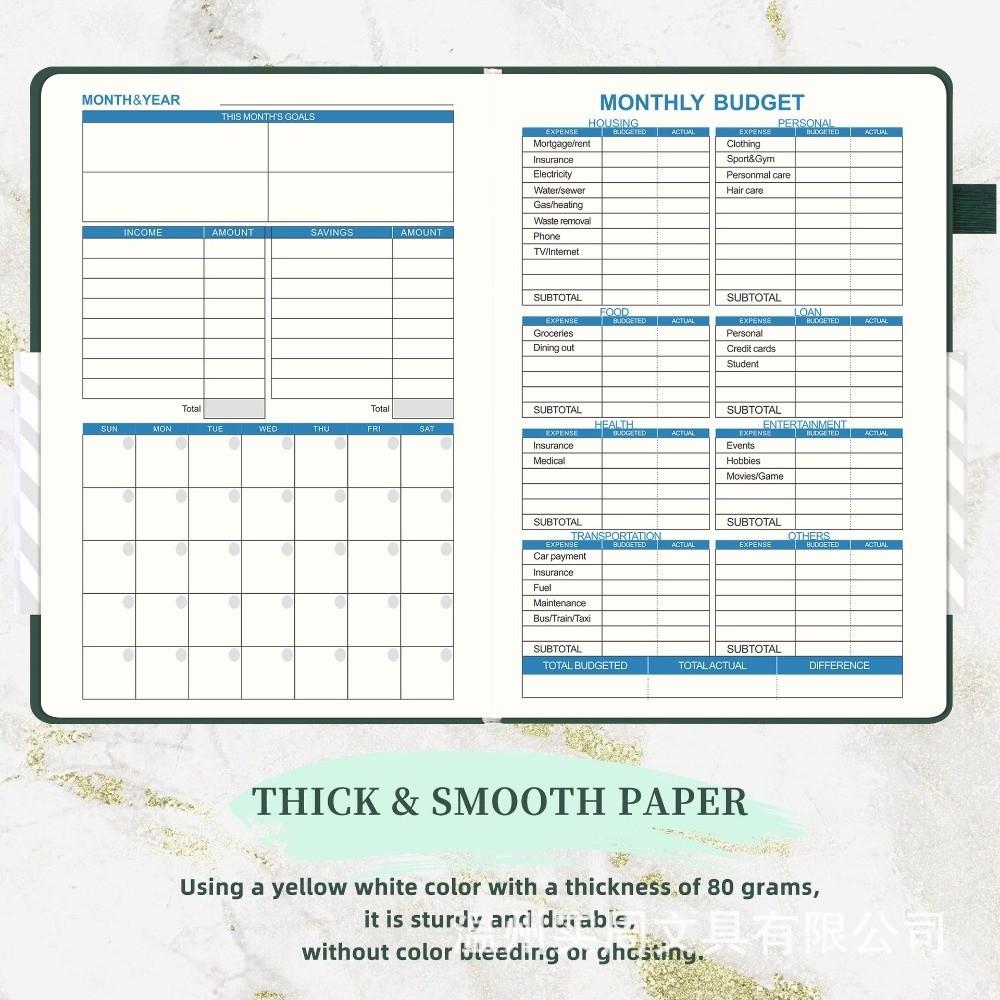 Portable Schedule Books English Notepad Time Management Planning Notebooks Schedule Planner Book
