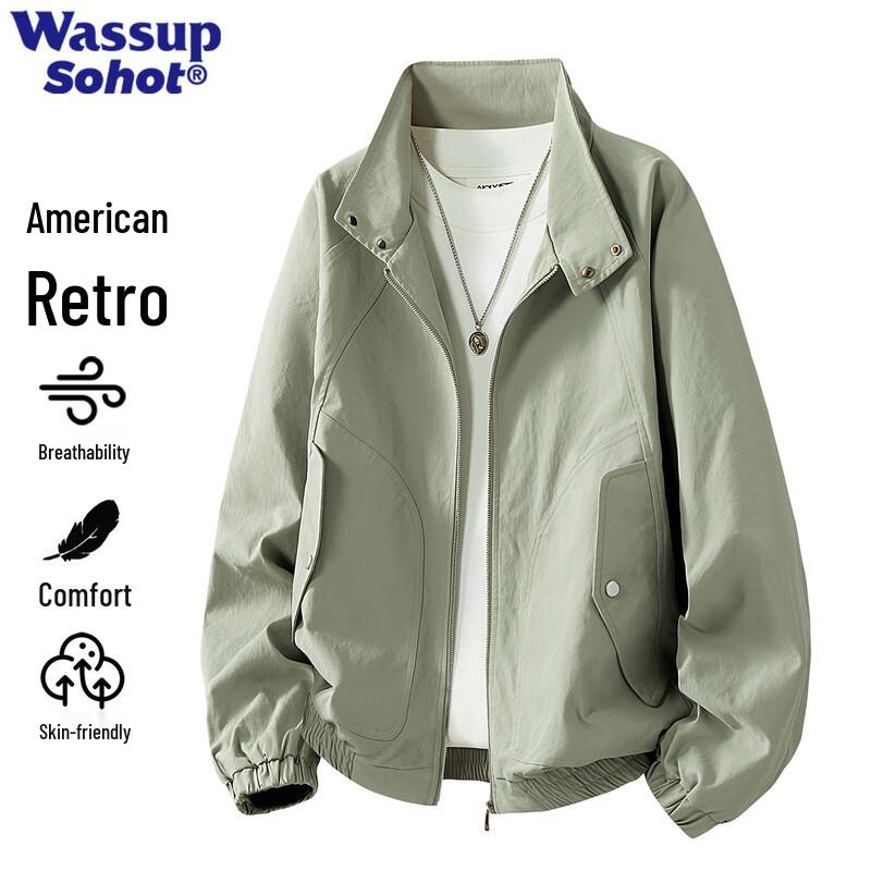 Wassup Sohot American Flight Utility Bomber Jacket