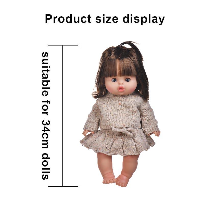 13.39 Inch Reborn Sleeping Dolls 34cm Cute Toys Soft and Full Vinyl Dolls Cute Reborn Baby Doll For Birthday Gift Dolls Toys
