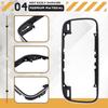 AUTO Trument Panel Trim Cover For VW Beetle 2012- 5C1858069G Dashboard Center Air AC Vent Frame Chrome Bracket Car Access