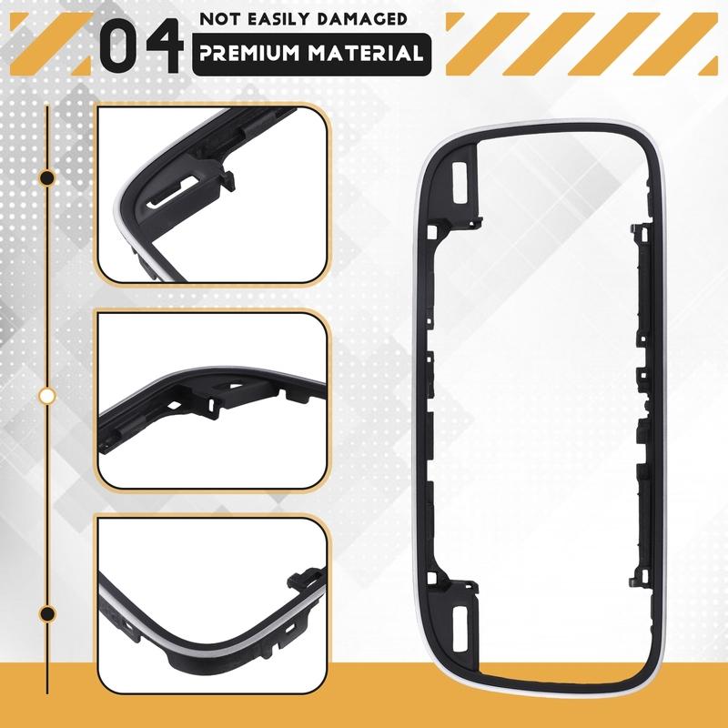 AUTO Trument Panel Trim Cover For VW Beetle 2012- 5C1858069G Dashboard Center Air AC Vent Frame Chrome Bracket Car Access