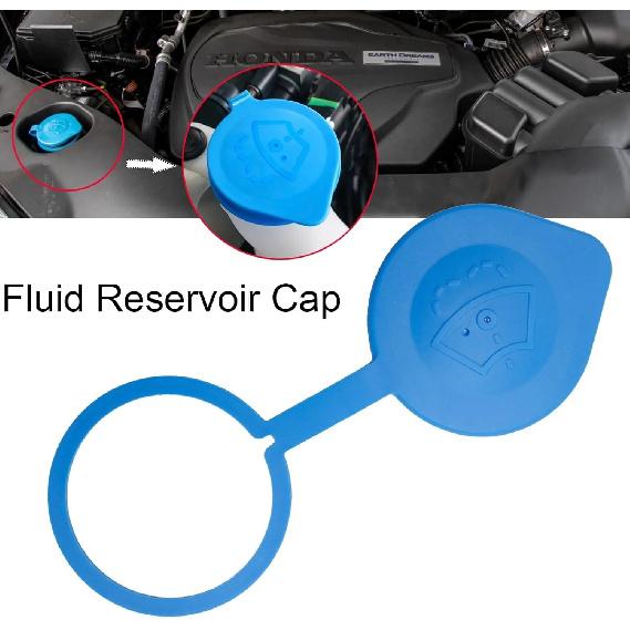 Water Tank Cover Compatible With Pilot 2009-2024 Reservior Lid Tank Bottle Front Windscreen Washer Water Container Cap Cleaning Fluid Container Blue