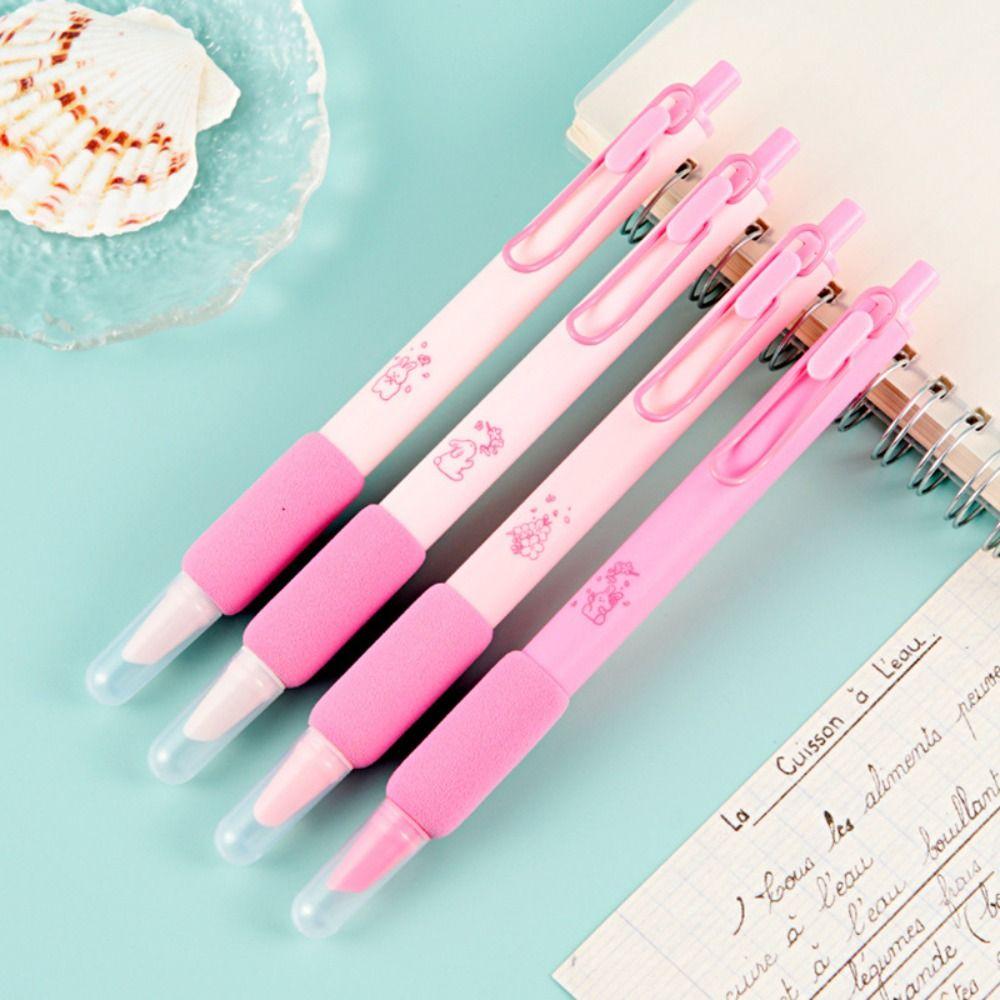 4PCS/Box 0.38MM Tip Fountain Pen Replaceable Ink Sac Gel Pen Quick-drying Neutral Pen  Student Test