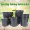 10-100Pcs Plastic Seedling Cup Disposable Thickened Nursery Pots For Transplanting Flower Vegetable Planting Seeding Grow Bags