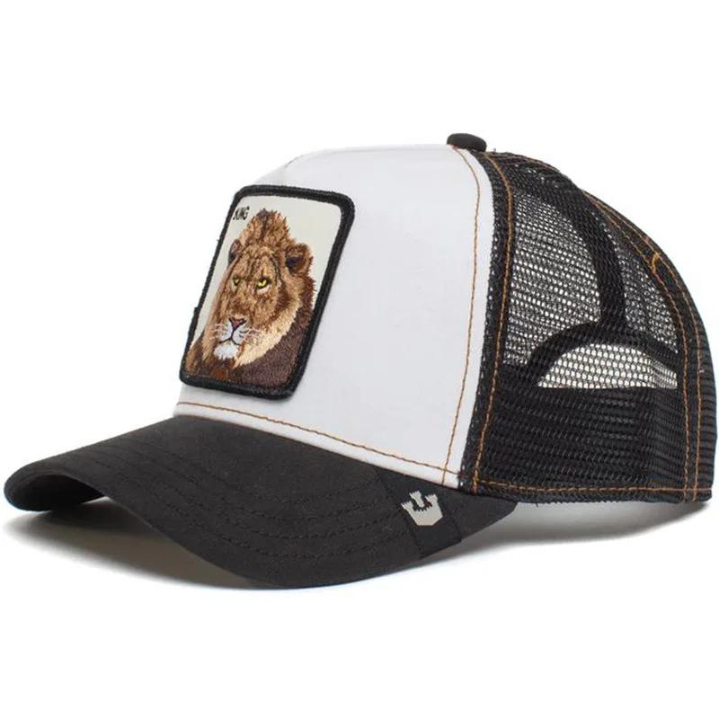 Cappellino da baseball ricamato con bastoncino di animale per appassionati di animali sia maschi che femmine, cappello da camionista, protezione solare e ombreggiatura