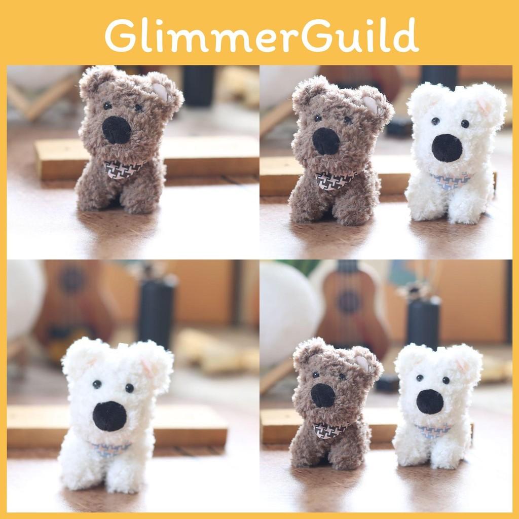 West Highland Miniature Dog Plush Keychain Bag Pendant Pp Cotton Toys Plush