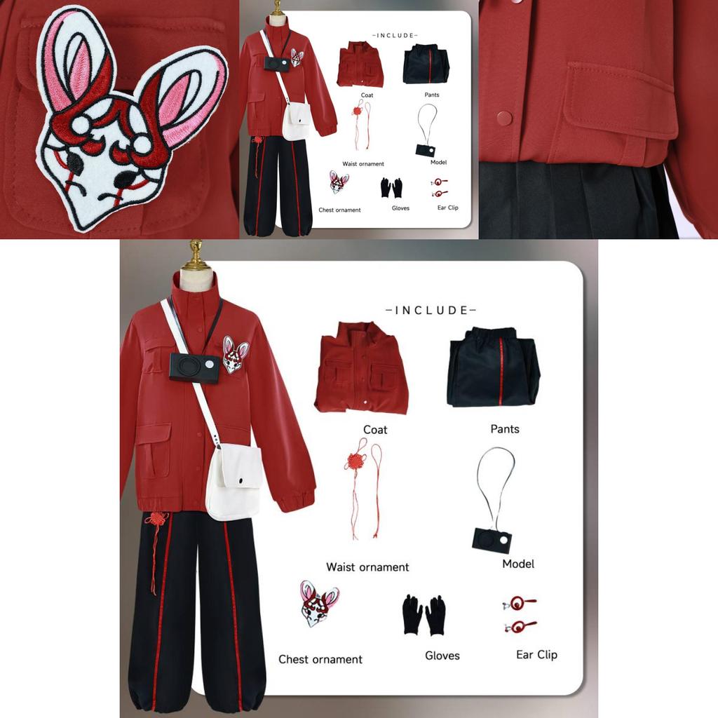 Role Play Outfit With Polyester Material For Game Theme Cosplay Events