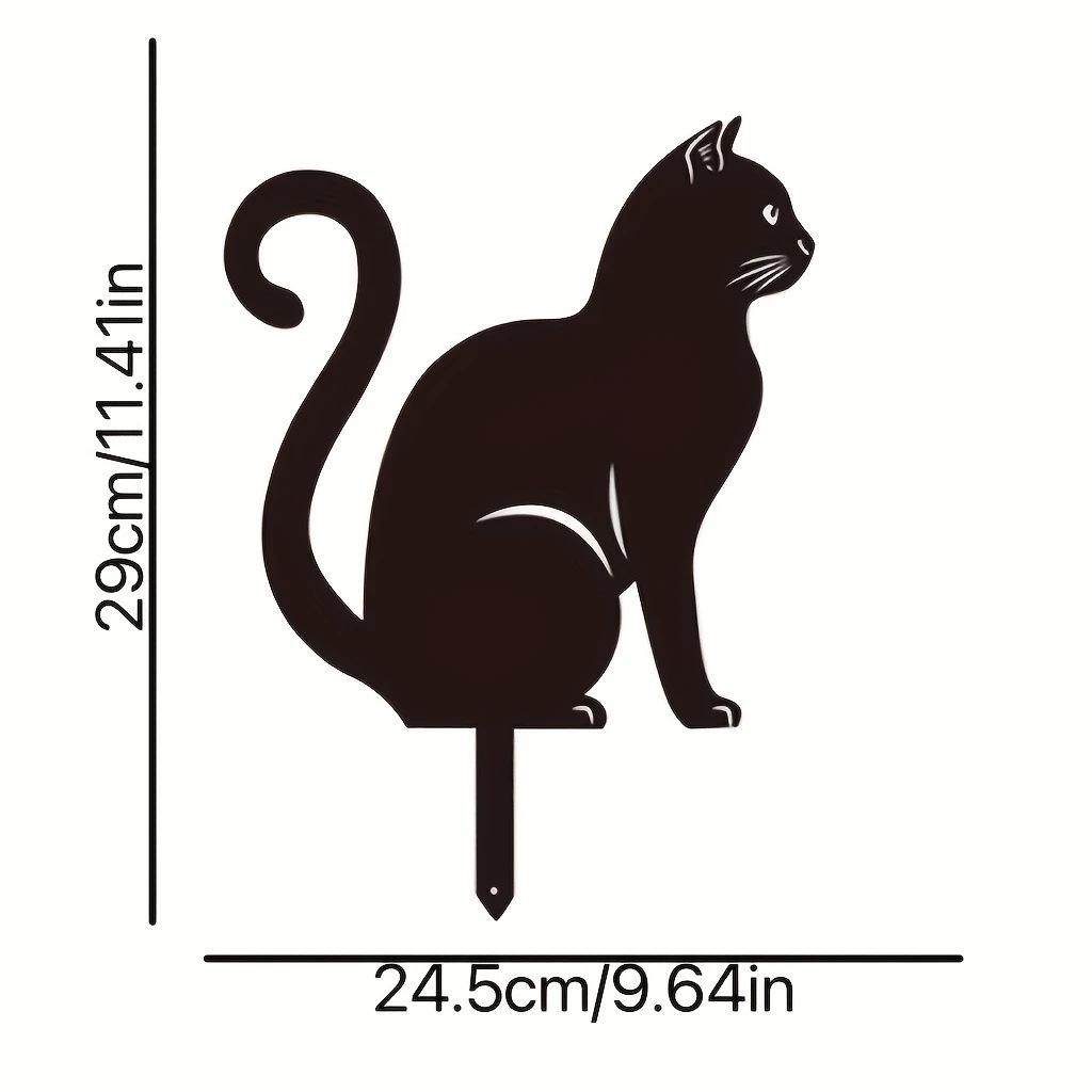 Cross Metal Ground Insert Sign for Garden Decoration